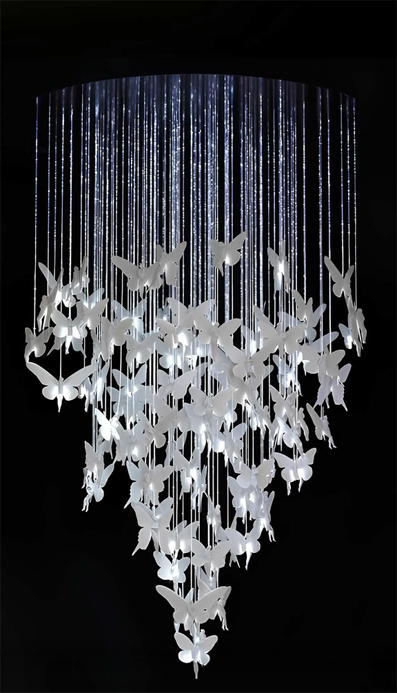 Papillon Cascade Chandelier